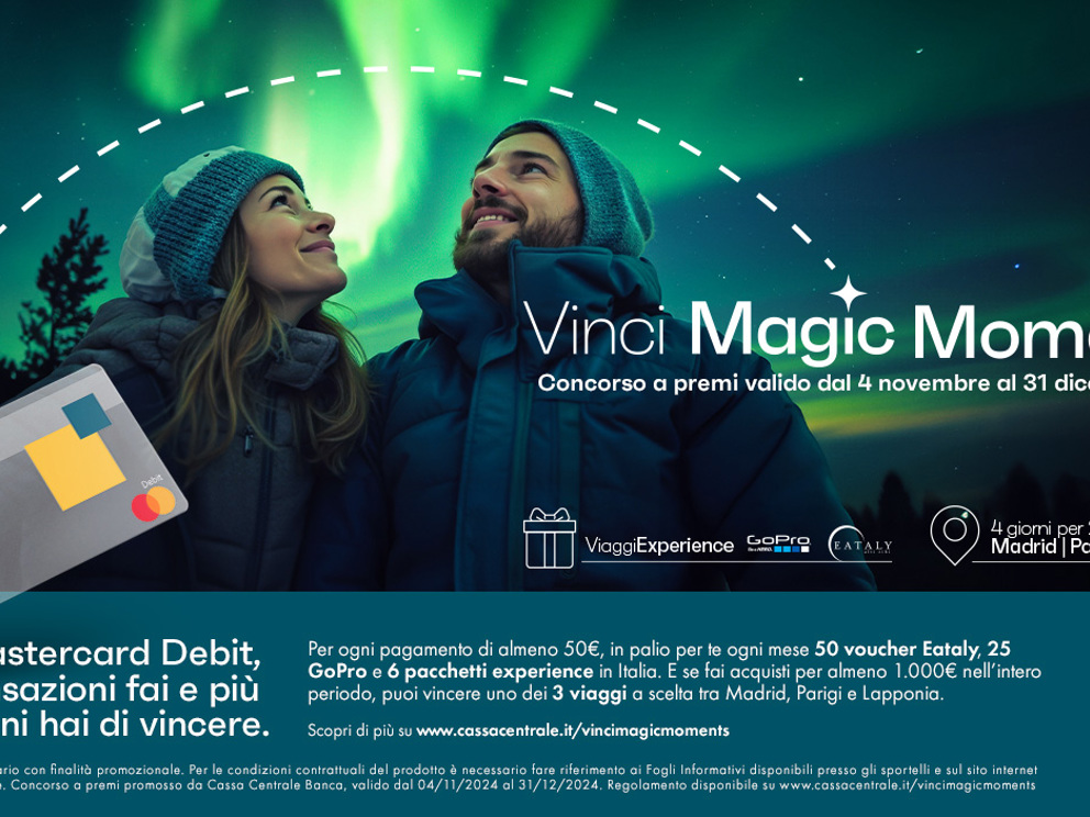 Vinci Magic Moments con MasterCard Debit 